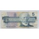 CANADA 1986 BILLETE DE 5 DOLARES